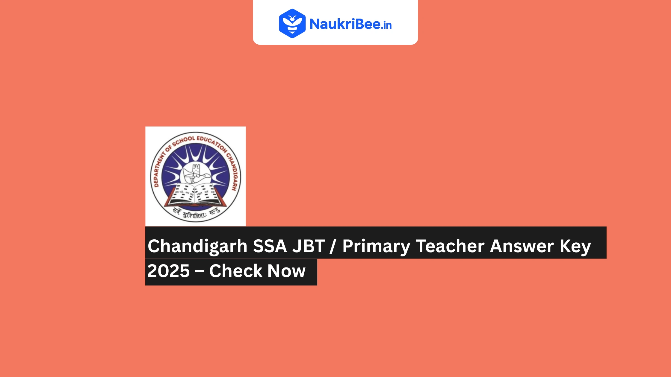 Chandigarh JBT Answer Key 2025 Download