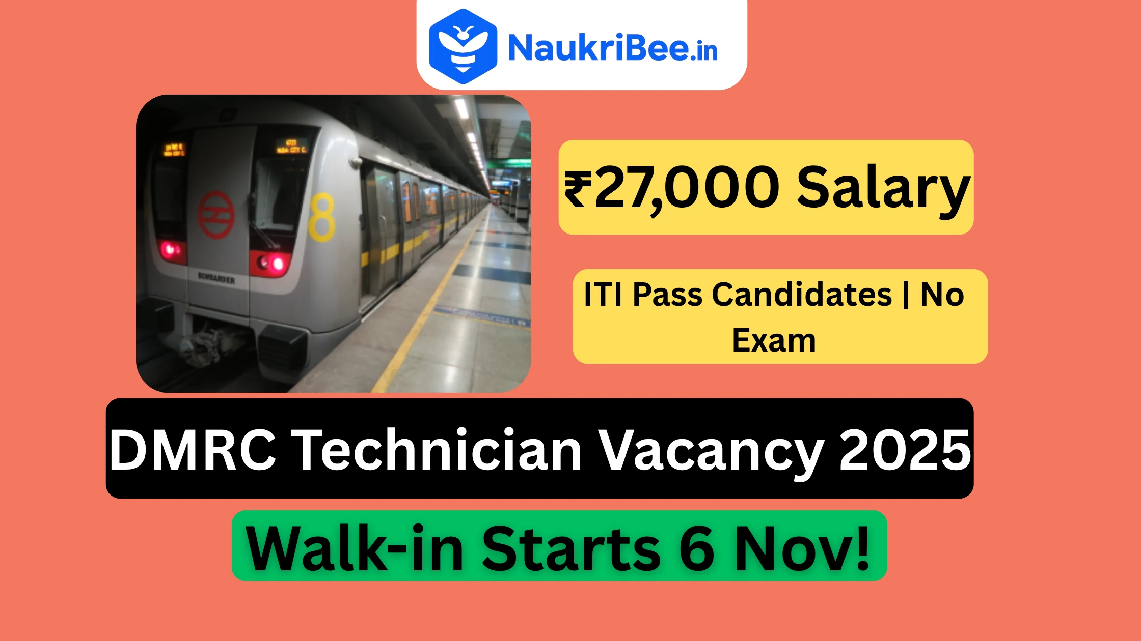 DMRC Technician Recruitment 2025