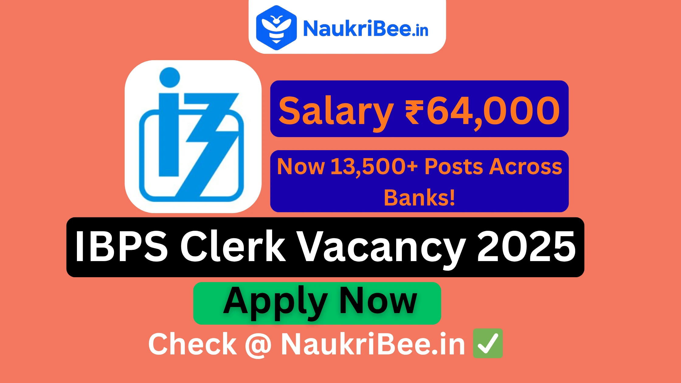 IBPS Clerk Vacancy 2025