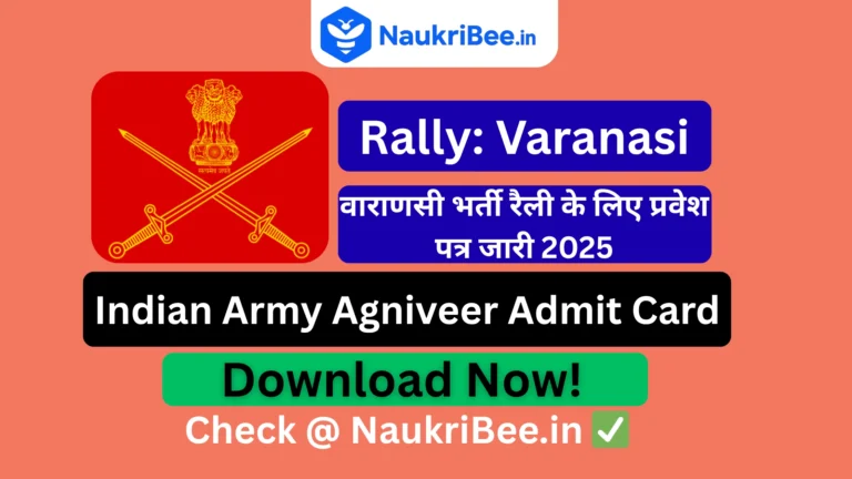 Indian Army Agniveer Admit Card 2025