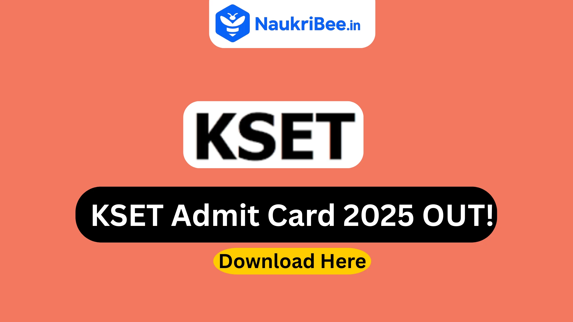 KSET Admit Card 2025