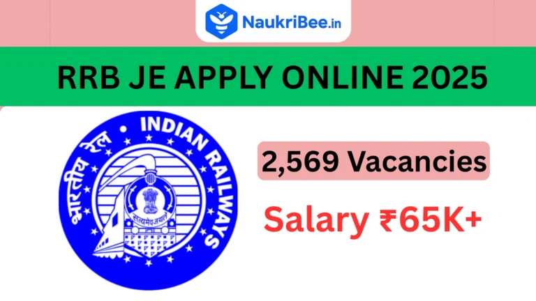 RRB JE Recruitment 2025
