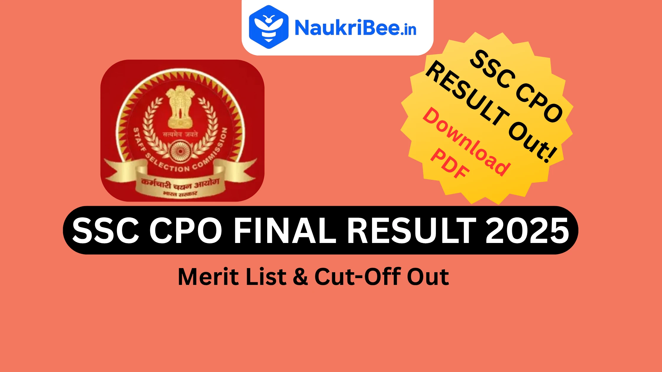 SSC CPO Final Result 2025