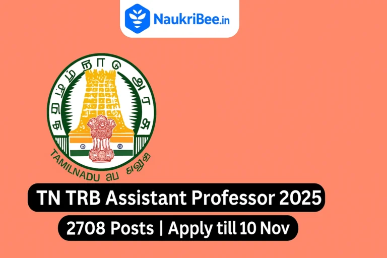 TN TRB Assistant Professor Recruitment 2025