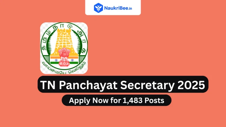 TNRD Panchayat Secretary Recruitment 2025