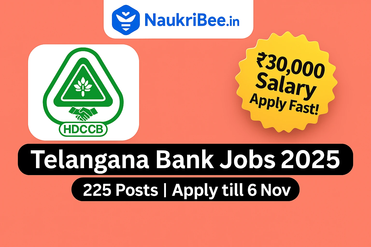 Telangana DCCB Staff Assistant Recruitment 2025