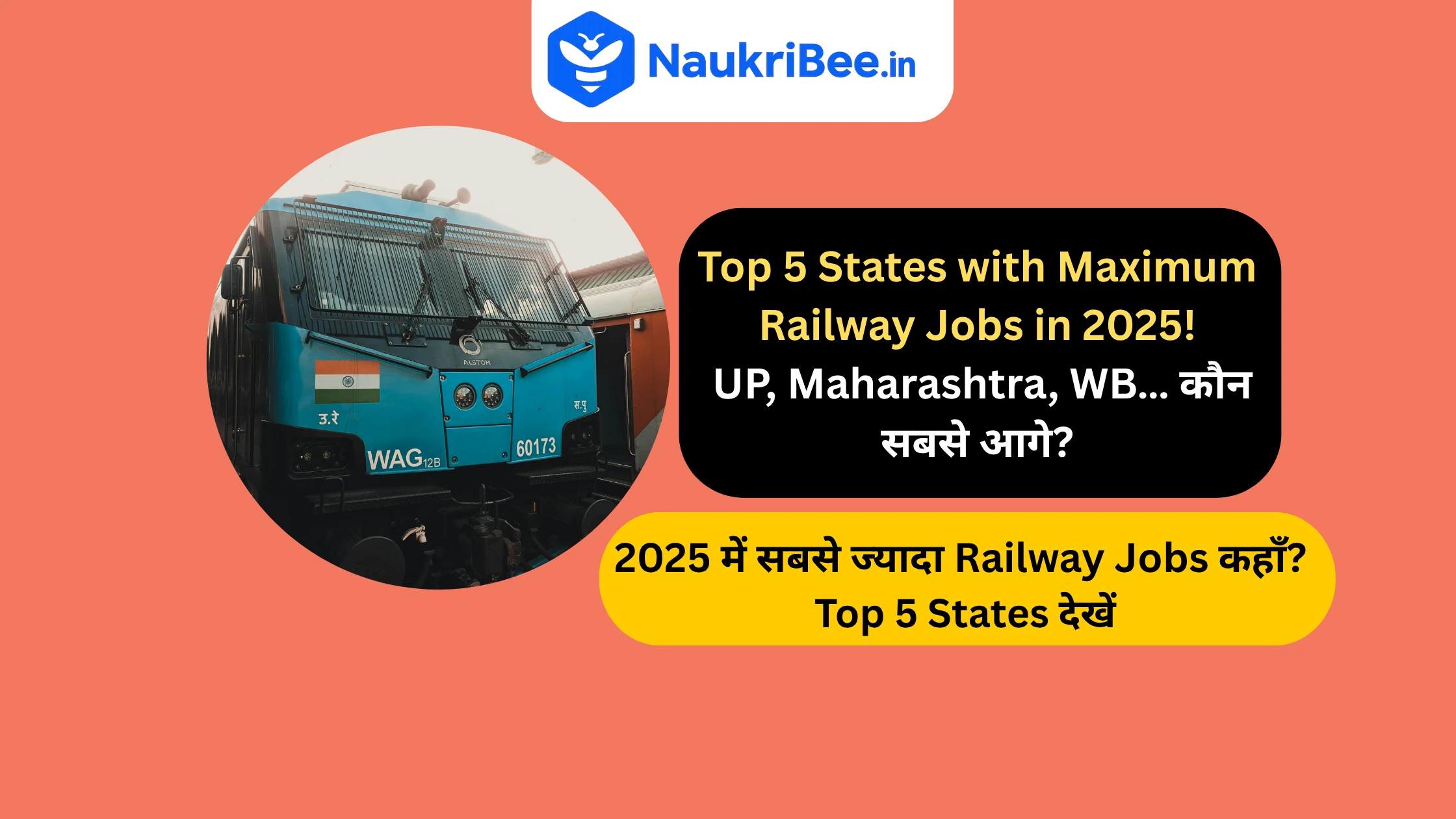 Top 5 States with Maximum Railway Job Vacancies in 2025