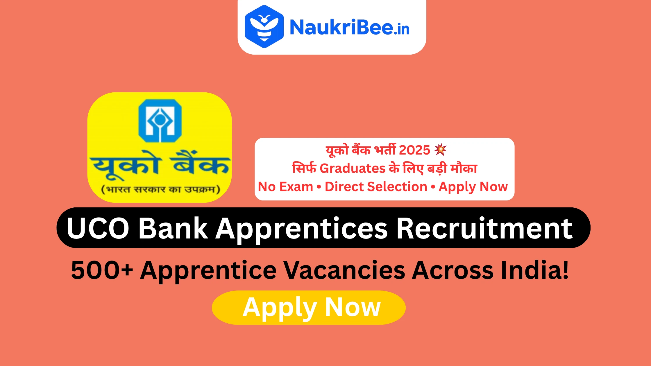 UCO Bank Apprentices Recruitment 2025