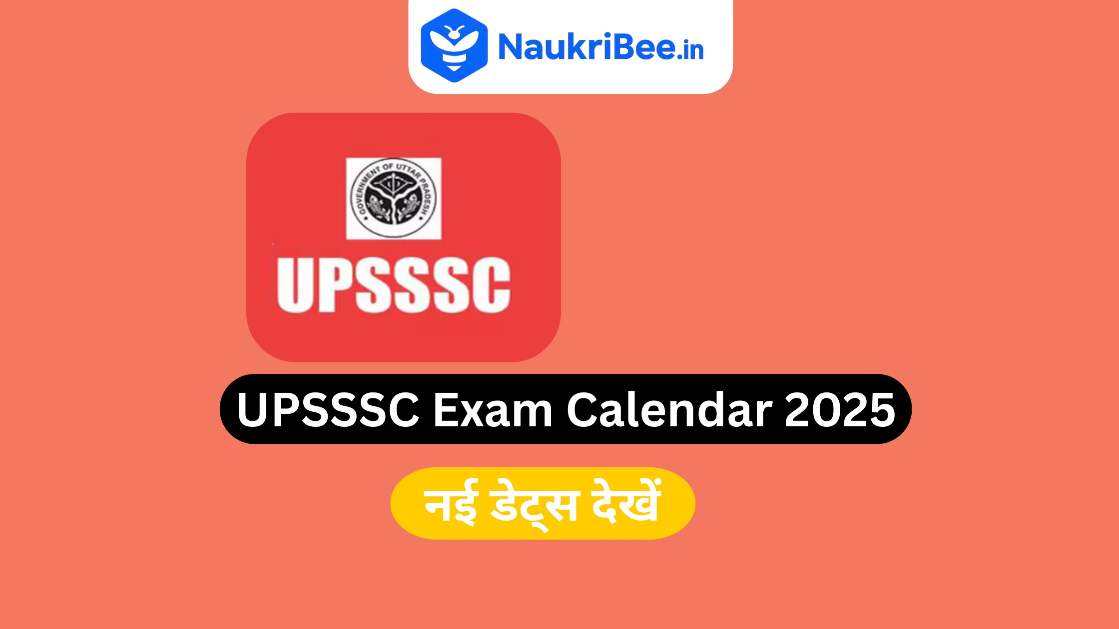 UPSSSC Exam Calendar 2025