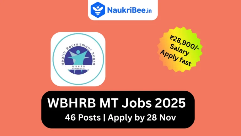 WBHRB Medical Technologist Recruitment 2025