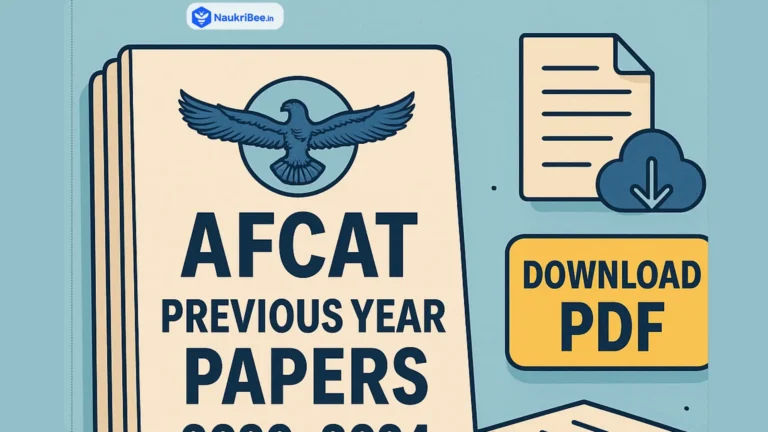 AFCAT Previous Year Papers PDF