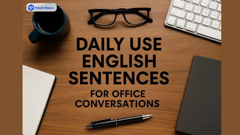 Daily Use English Sentences