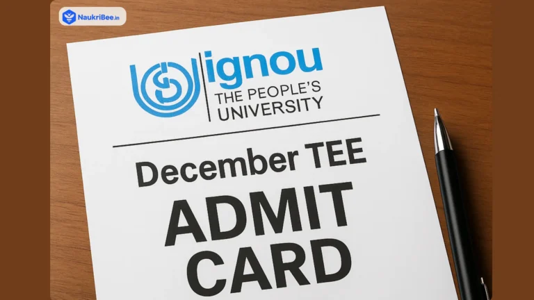 IGNOU December TEE Admit Card 2025