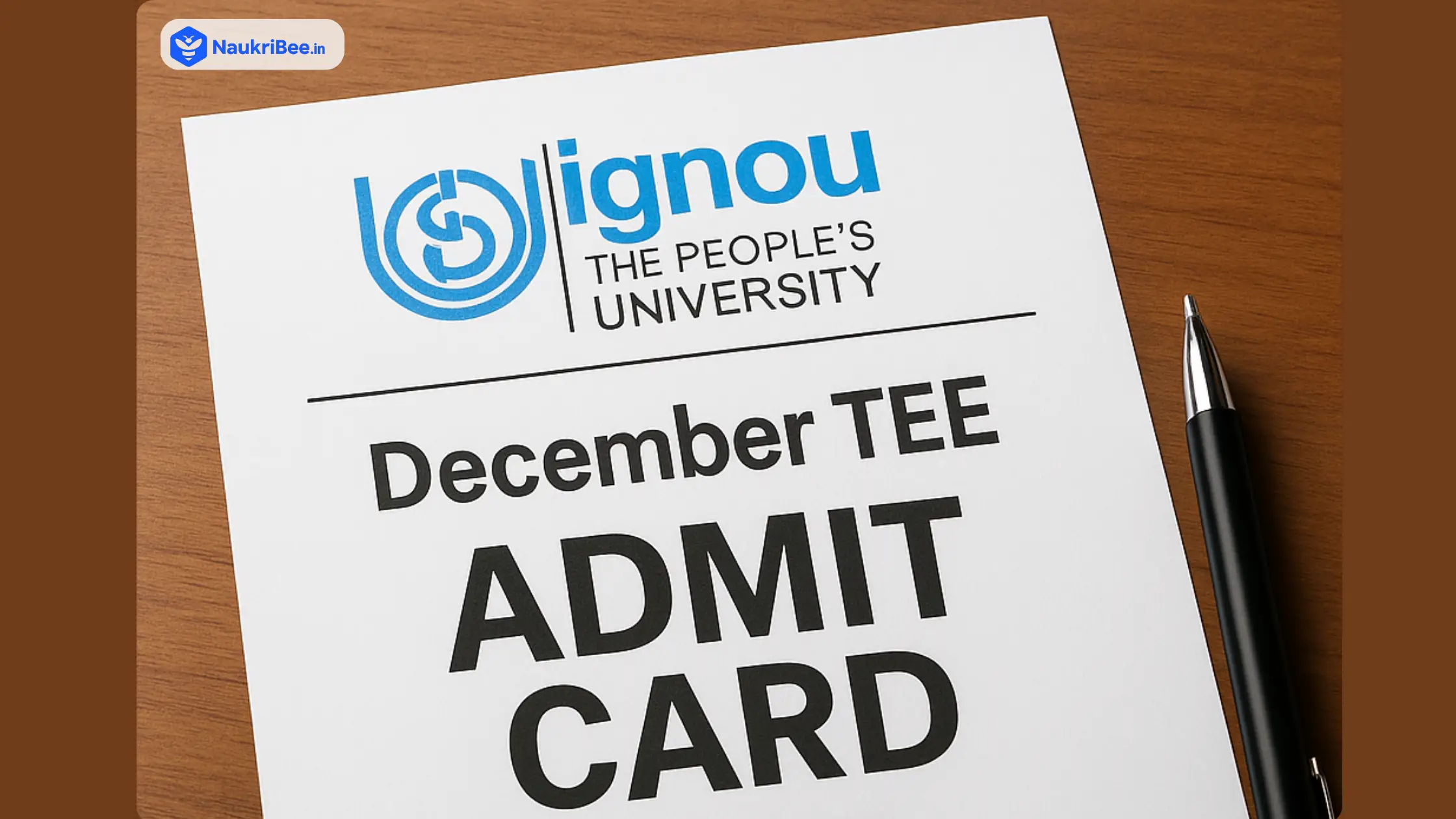 IGNOU December TEE Admit Card 2025