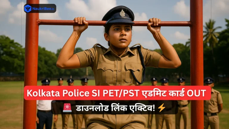 Kolkata Police SI Admit Card 2025