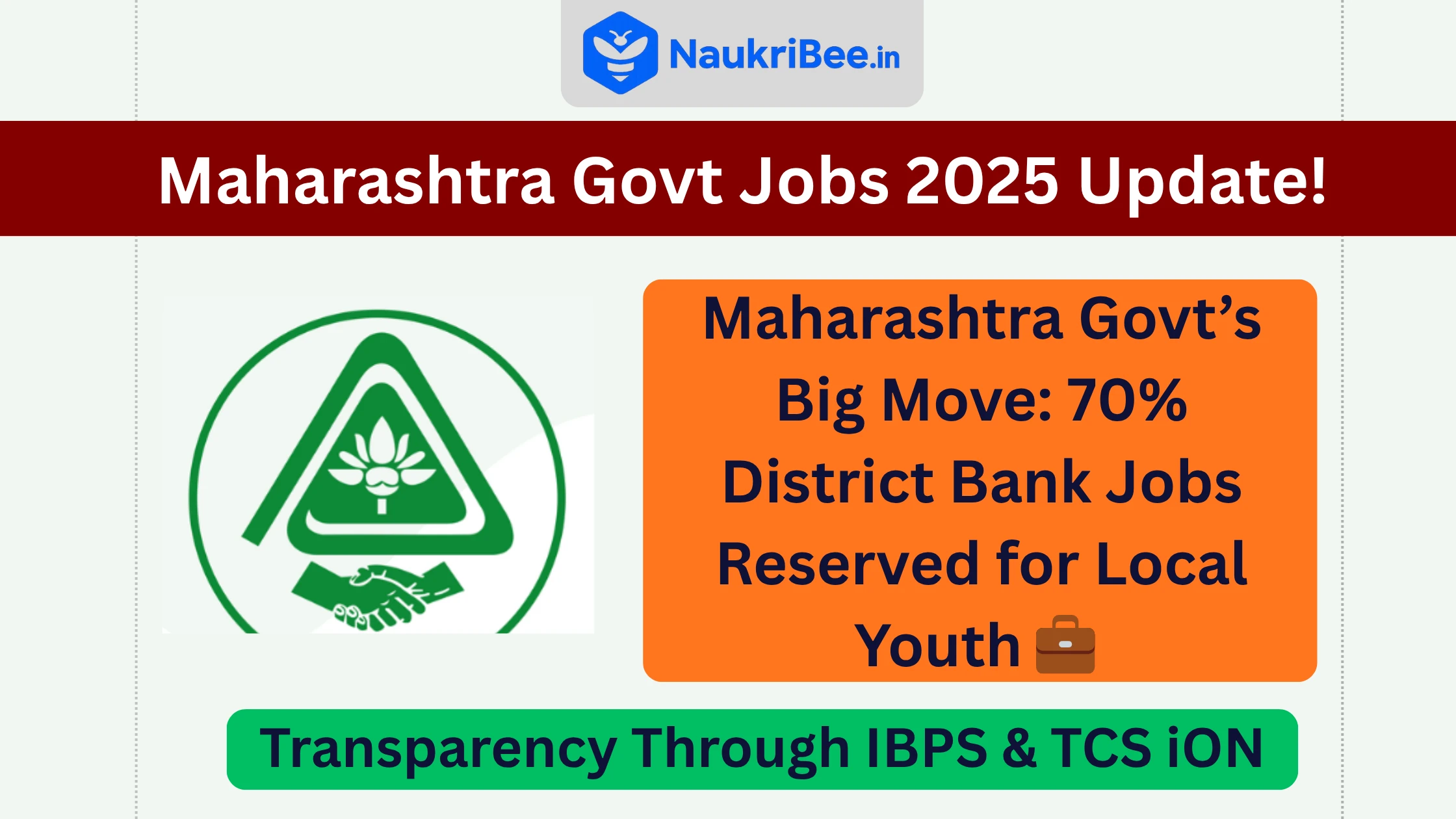 Maharashtra DCCB Jobs 2025