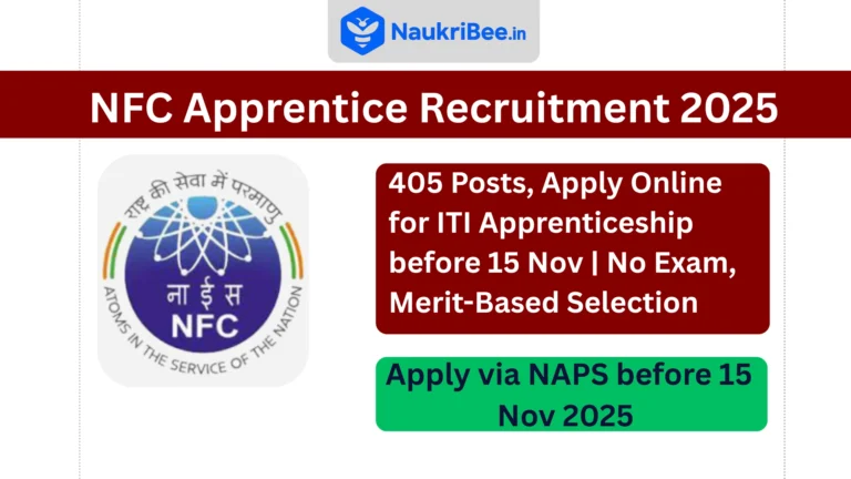 NFC Apprentice Recruitment 2025