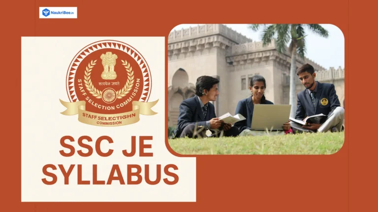 SSC JE Syllabus 2025