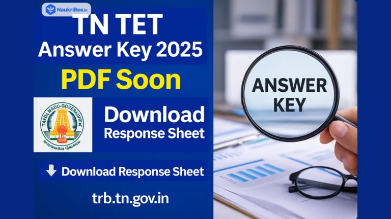 TN TET Answer Key 2025