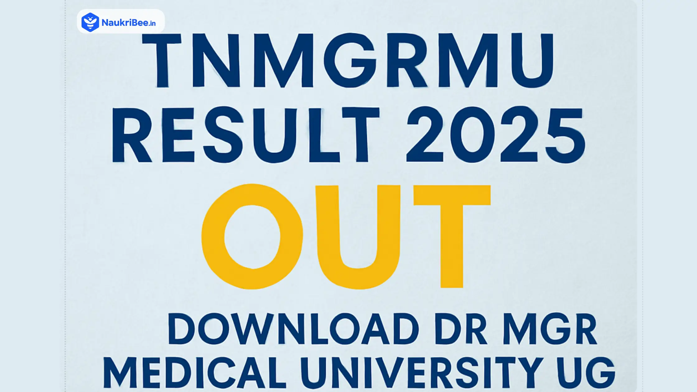 TNMGRMU Result 2025