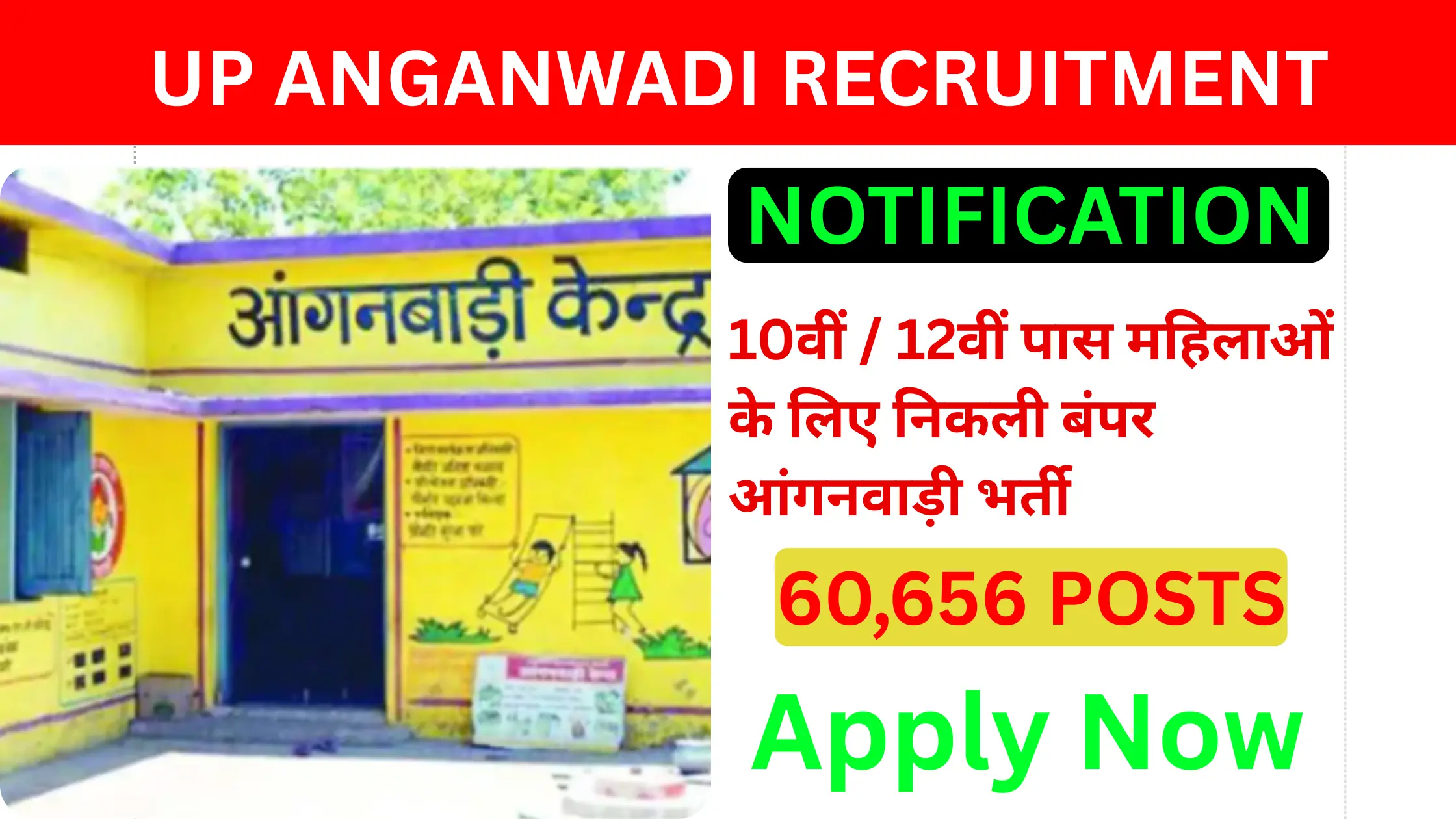 UP Anganwadi Bharti 2025–26