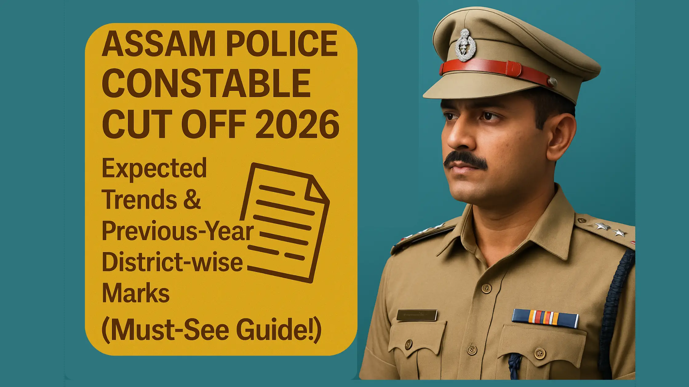 Assam Police Constable Cut Off 2026