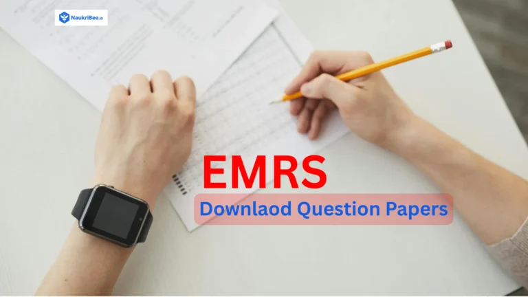 EMRS Question Paper 2025