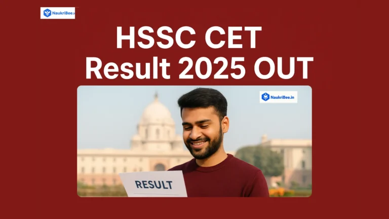 HSSC CET Result 2025