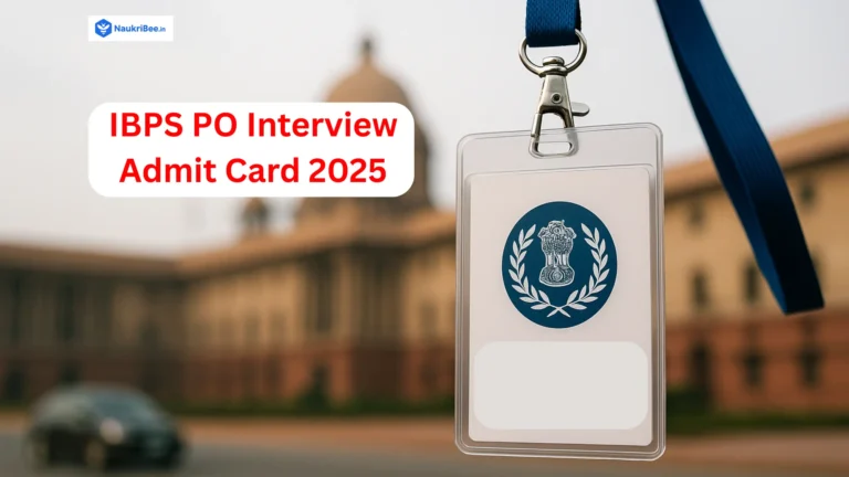IBPS PO Interview Admit Card 2025