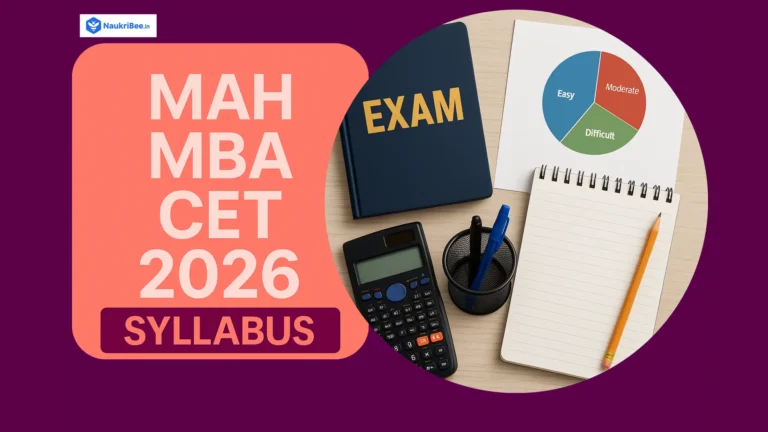 MAH MBA CET Syllabus 2026