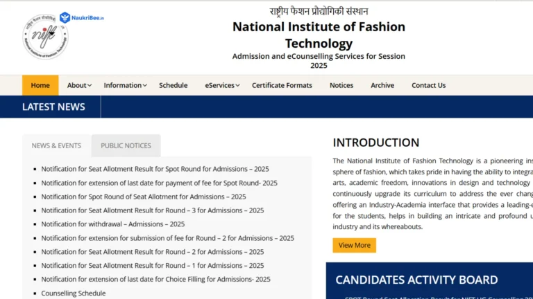 NIFT 2026 Application