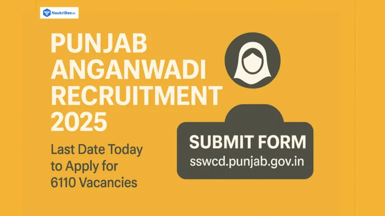 Punjab Anganwadi Recruitment 2025