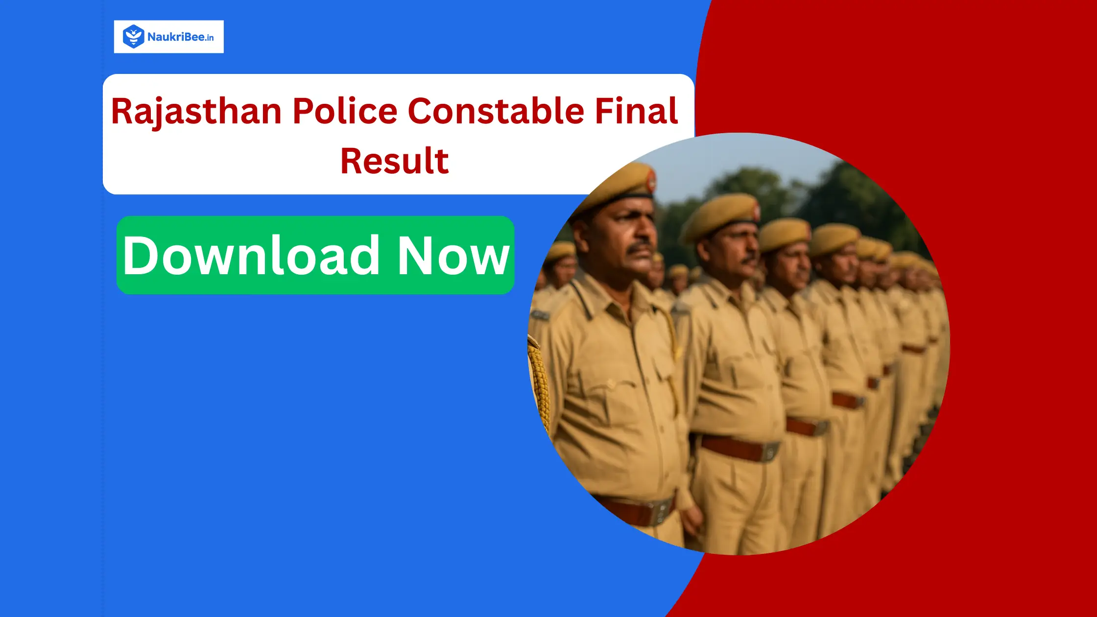 Rajasthan Police Constable Final Result 2025