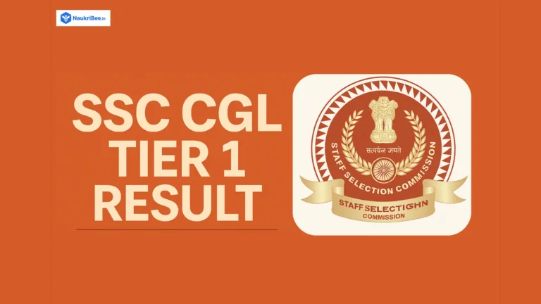 SSC CGL Tier 1 Result 2025