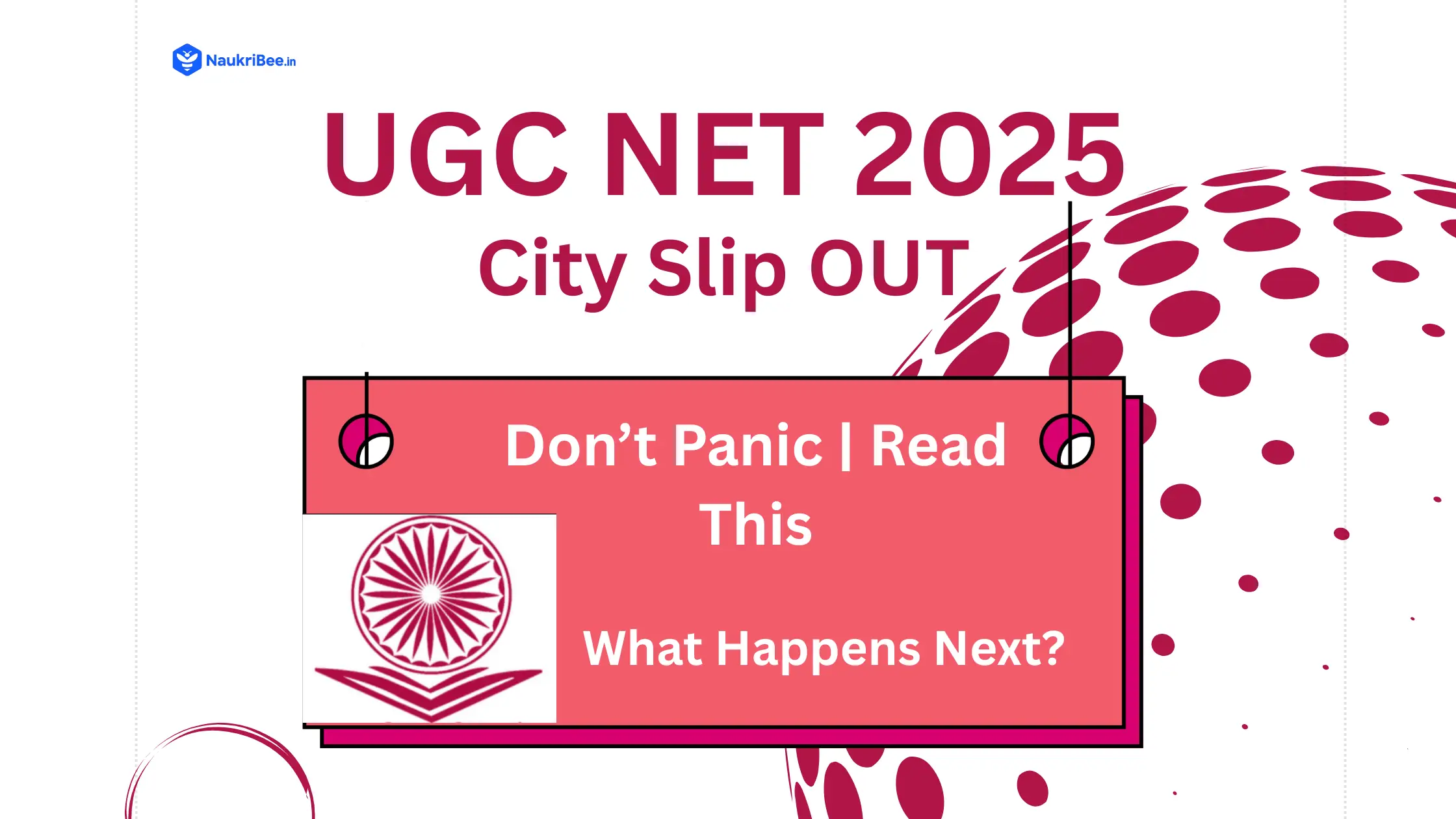 UGC NET December 2025 City Intimation Slip