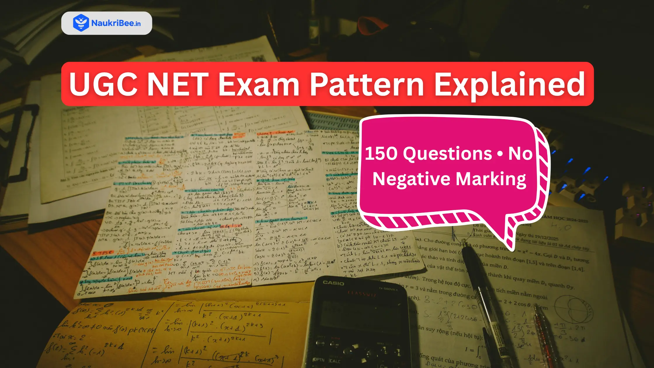 UGC NET Exam Pattern