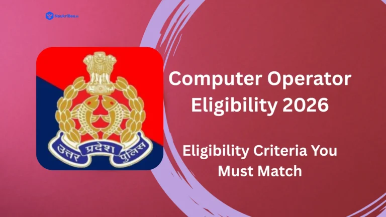 UP Police Computer Operator