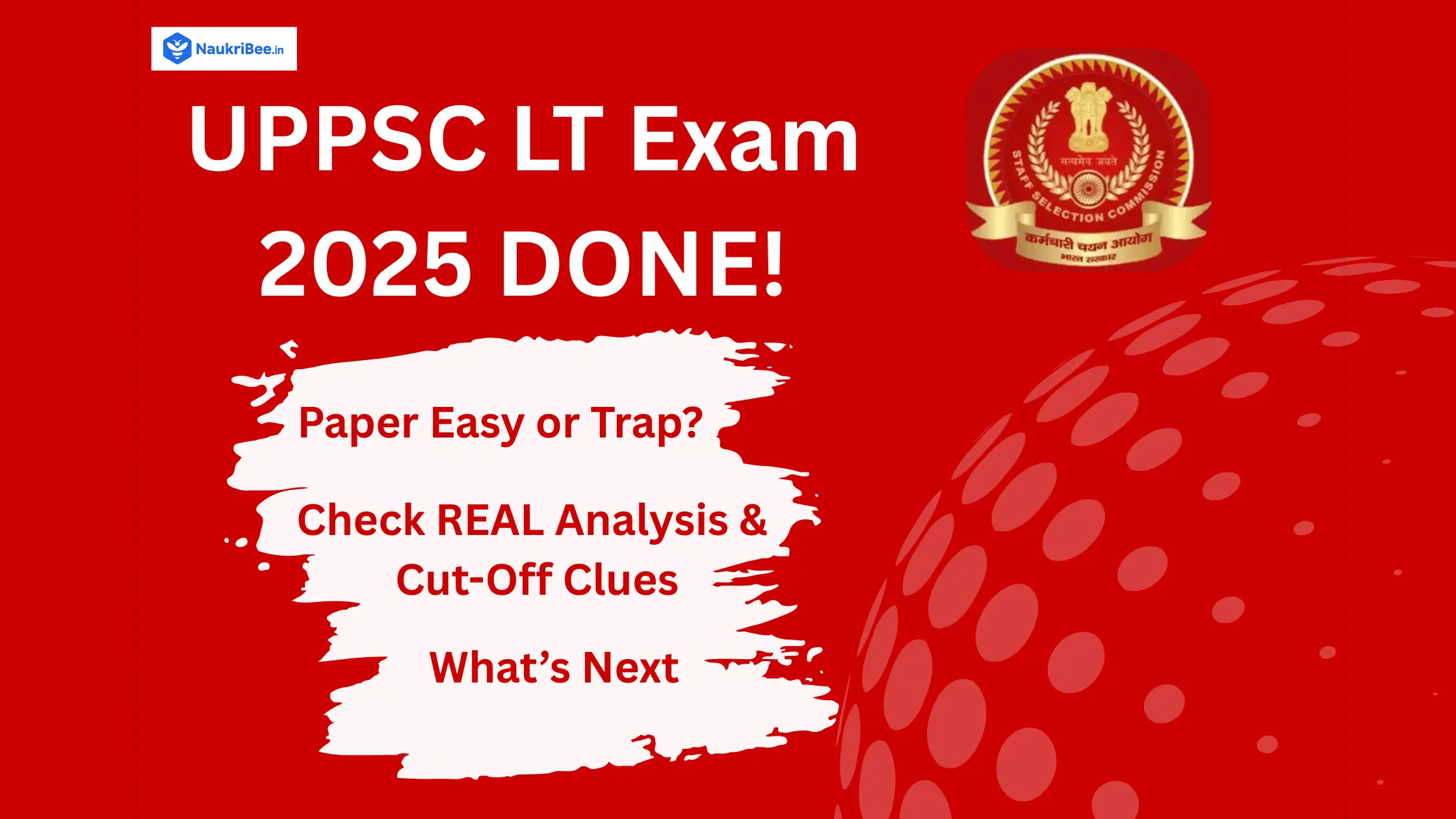 UPPSC LT Exam 2025 Analysis