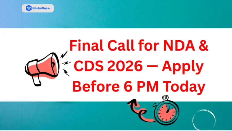UPSC NDA & CDS 2026