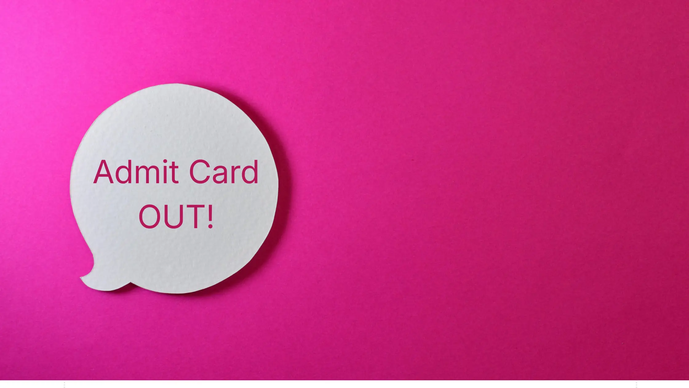 Uniraj Admit Card 2025