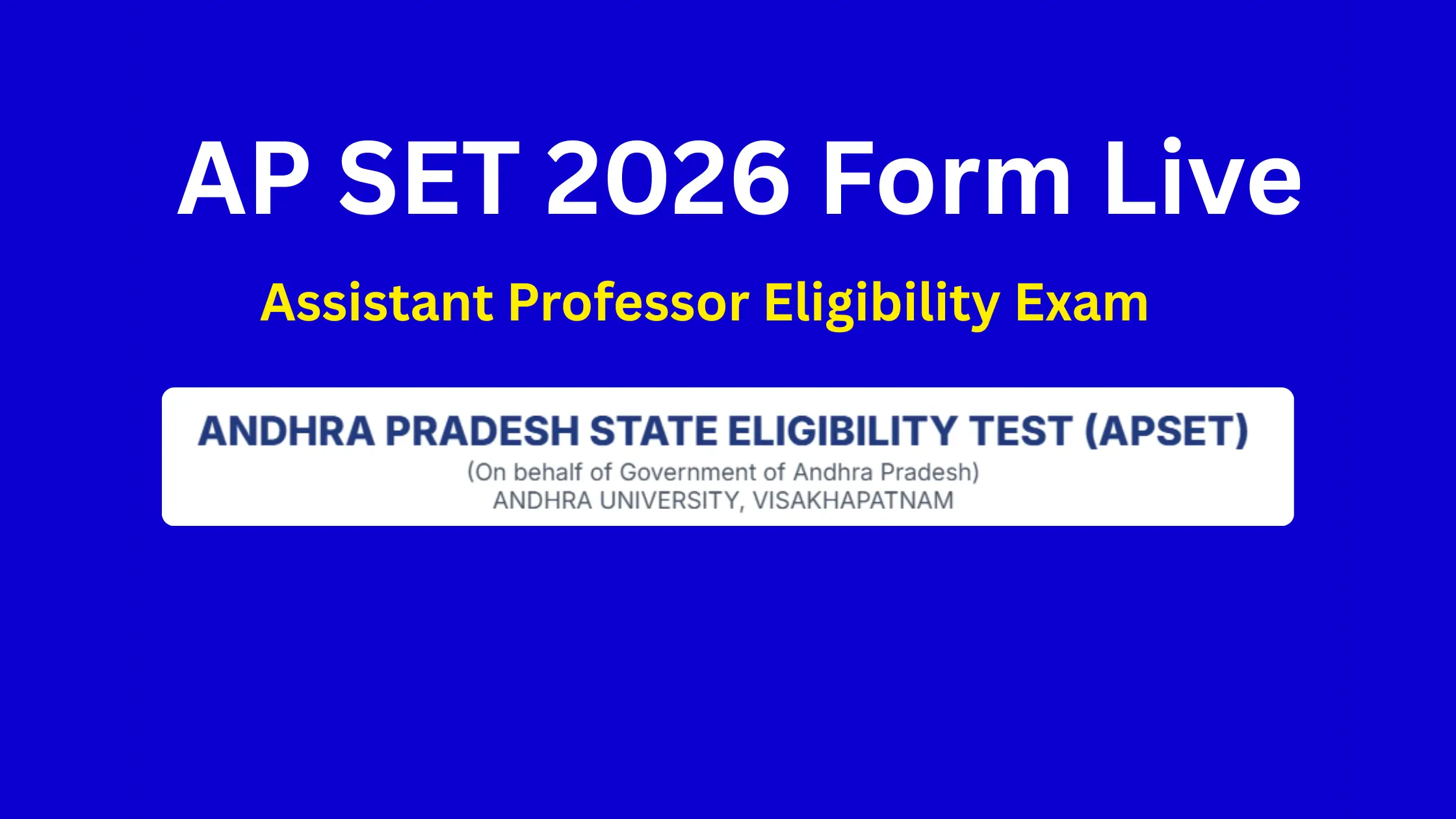 AP SET Registration 2026