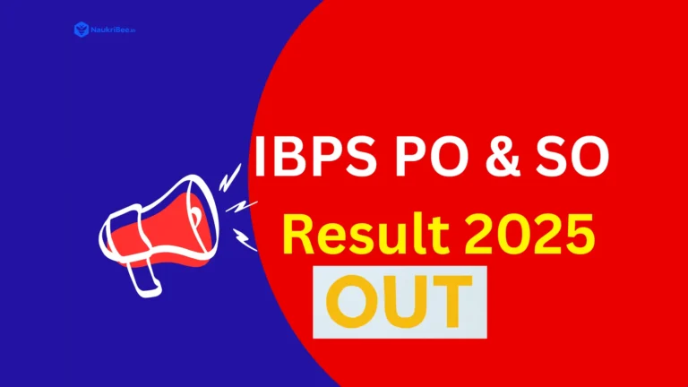 IBPS PO & SO Result 2025