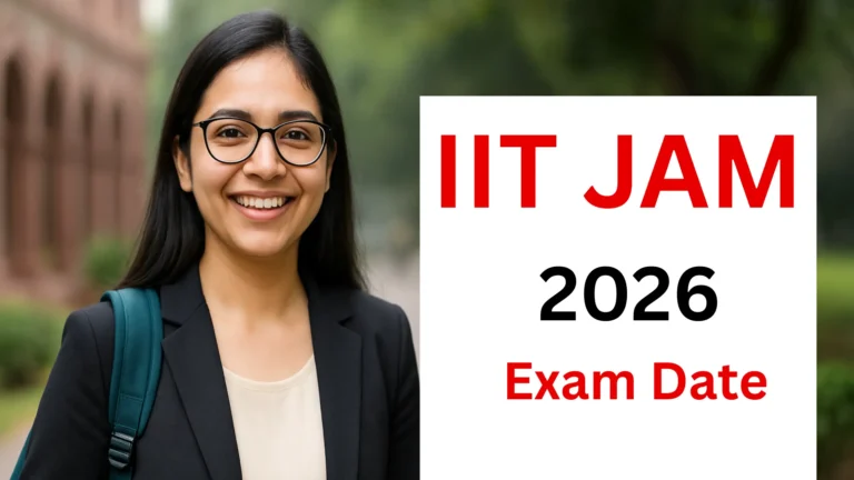 IIT JAM 2026 Exam Date
