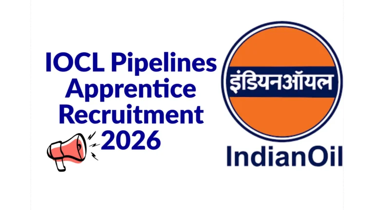 IOCL Pipelines Apprentice Recruitment 2026