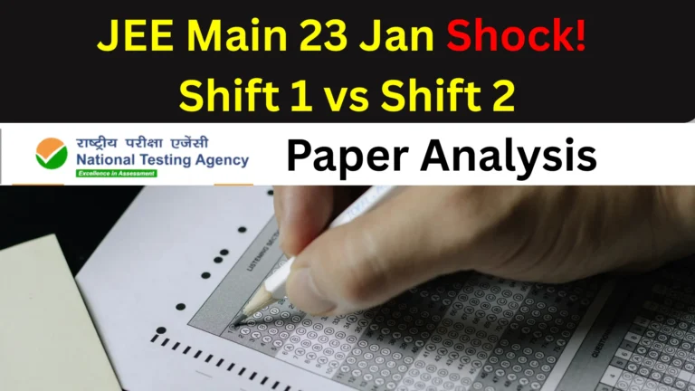 JEE Main 2026 Exam Analysis
