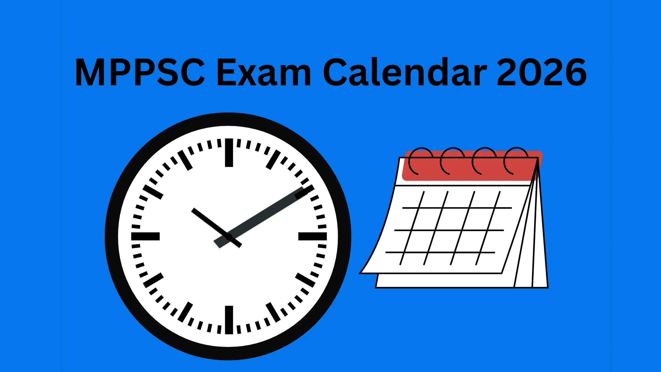 MPPSC Exam Calendar 2026