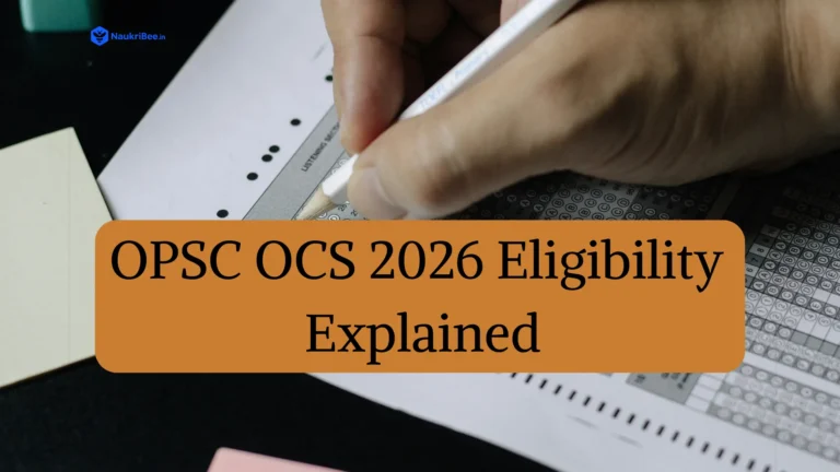 OPSC OCS Eligibility Criteria 2026