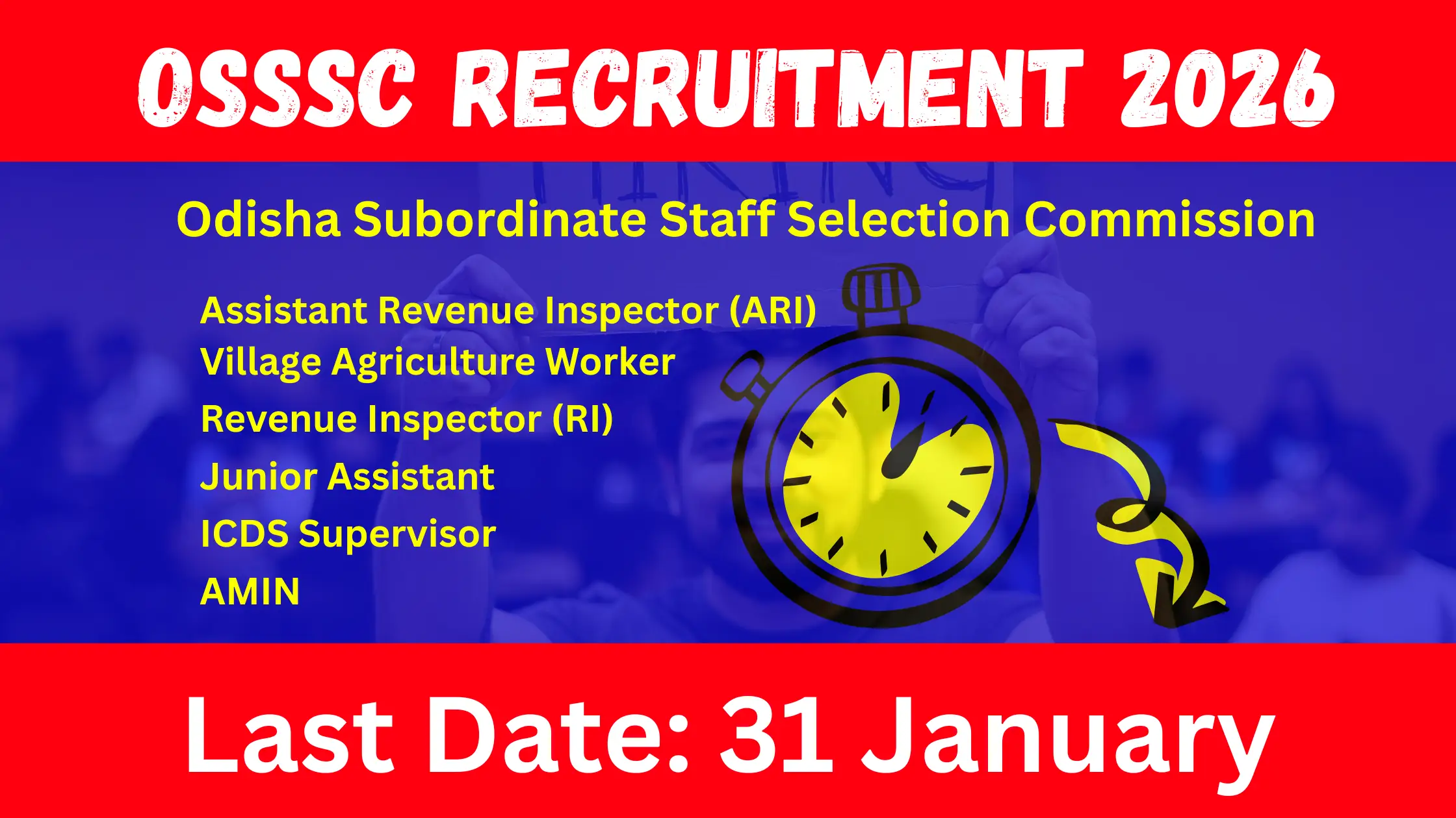 OSSSC Recruitment 2026