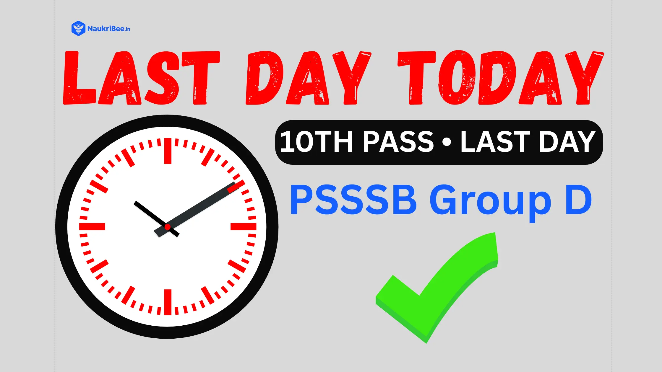 PSSSB Group D Recruitment 2025