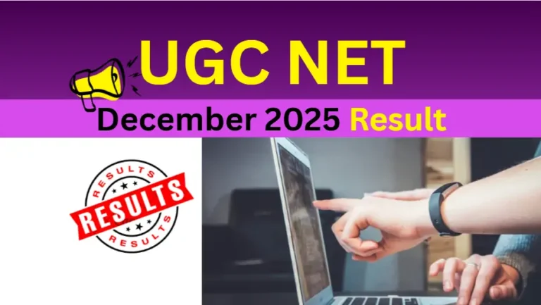 UGC NET December 2025 Result